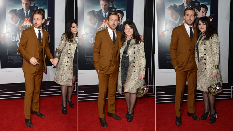 Illustration for article titled Hey Girl, Ryan Gosling Was Covered in Chocolate at the Gangster Squad Premiere